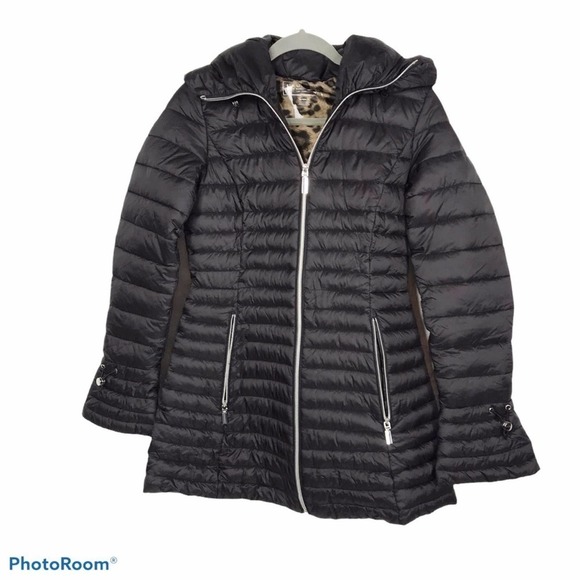 Laundry Shelli Segal bell-sleeve puffer coat - Picture 3 of 15